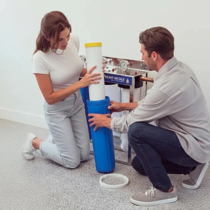 3-Stage Home Water Filter — Removes Chlorine, Lead & PFAS